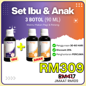 SET IBU ANAK 1+2